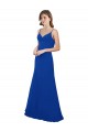 Fornecedor de Lombar Sem Mangas Amor Linha A Chiffon Longo Vestidos de Madrinha