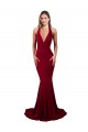 Fornecedor de Abrir de volta Sem Mangas Cabeçada Sereia Spandex Vestidos de Madrinha / Vestidos de Noite / Vestidos de Festa