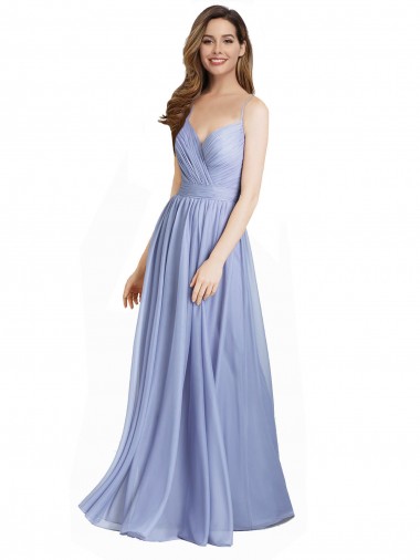 Fornecedor de Abrir de volta Sem Mangas Amor Linha A Chiffon & Renda Vestidos de Madrinha