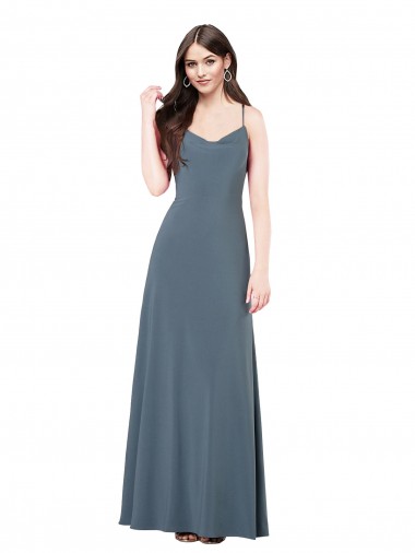 Fornecedor de Lombar Sem Mangas Decote V Linha A Spandex Vestidos de Madrinha / Vestidos de Festa