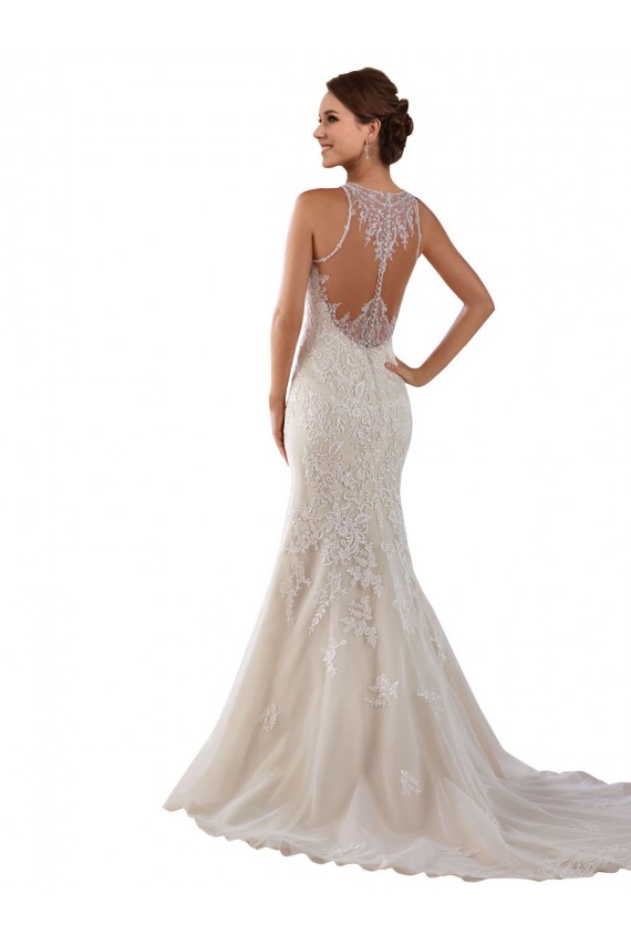 Fornecedor de Sem Mangas Amor Sereia Renda Vestidos de Noiva