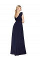 Fornecedor de Sem Mangas Decote V Linha A Chiffon Vestidos de Madrinha / Vestidos de Noite / Vestidos de Festa