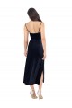 Fornecedor de Lombar Sem Mangas Decote Capuz Coluna Veludo Elástico Curto Vestidos de Madrinha / Vestidos de Noite / Vestidos de Festa