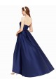 Fornecedor de Lombar Sem Mangas Sem alças Linha A Cetim Vestidos de Madrinha / Vestidos de Noite / Vestidos de Festa