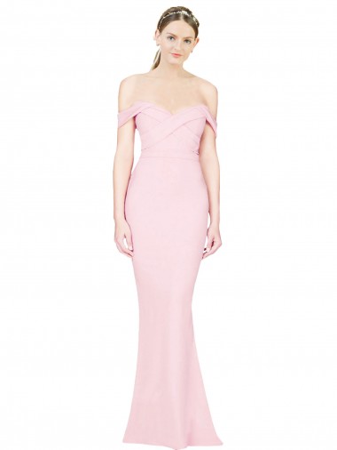 Fornecedor de Lombar Sem Mangas Sem alças Linha A Crepe Esticado Vestidos de Madrinha / Vestidos de Noite / Vestidos de Festa