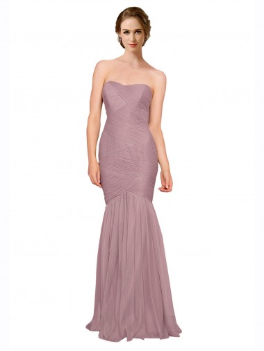 Fornecedor de Sem Mangas Amor Sereia Tule Vestidos de Madrinha