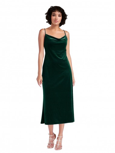 Fornecedor de Abrir de volta Sem Mangas Decote Capuz Bainha Veludo Elástico Vestidos de Madrinha / Vestidos de Noite / Vestidos de Festa